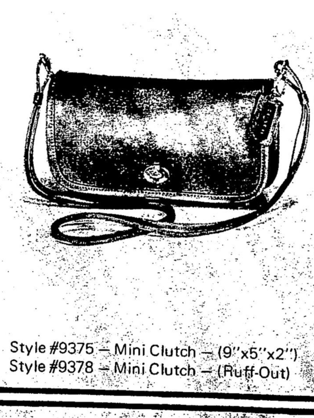 Vintage 70s Coach NYC Bag - Mini Clutch 9375 - Picture 15 of 15